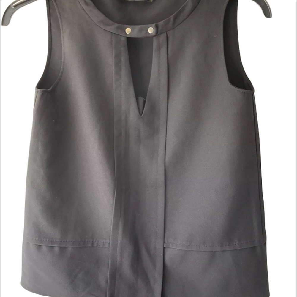 ZARA BASIC Black Top, Size Small
